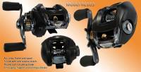 Closed face baitcasting reels. Baitcasting reels with magnetic n centrigual brake
